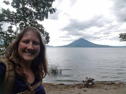 Danielle Snow at Lake Atitlan in Guatemala.